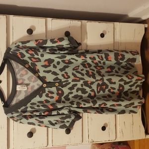 Leopard Tunic Top